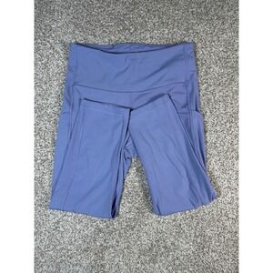 Athleta Ultimate Stash Pocket Capri Purple High Rise Leggings Small Petite SP